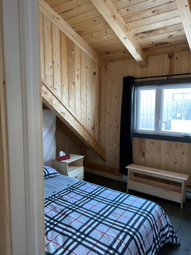 Postel nebo postele na pokoji v ubytování Vébron 1