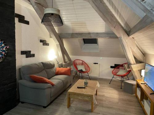Posedenie v ubytovaní Loft avec jardin