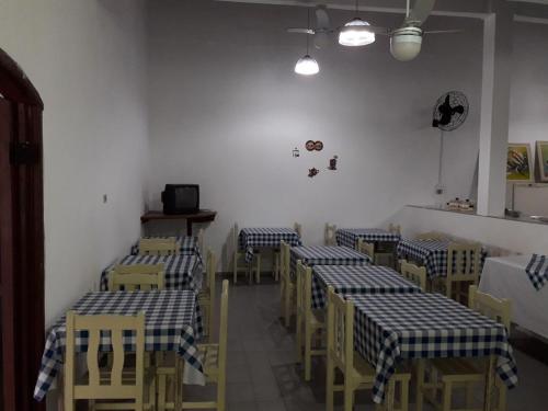 Restaurace v ubytování Pousada Por do Sol