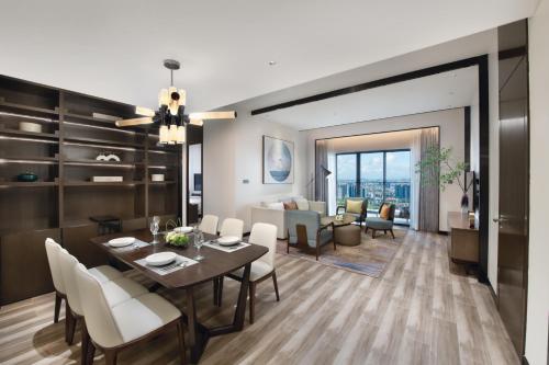 Posezení v ubytování Oakwood Residence Foshan