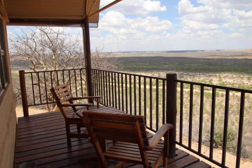 Μπαλκόνι ή βεράντα στο Ugab Terrace Lodge