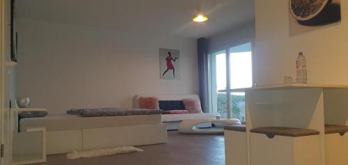 Ferienwohnung am Bodensee mit Seesicht
