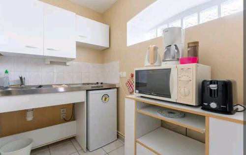Dapur atau dapur kecil di Studio Ferme de Bonavis