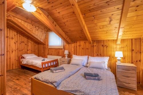 Ένα ή περισσότερα κρεβάτια σε δωμάτιο στο Holiday home Palo santo