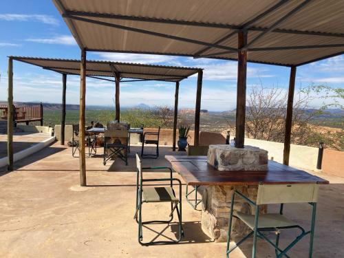 Μπαλκόνι ή βεράντα στο Ugab Terrace Lodge