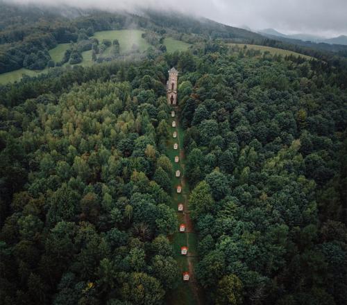 Un paisaje natural cerca de la casa de huéspedes