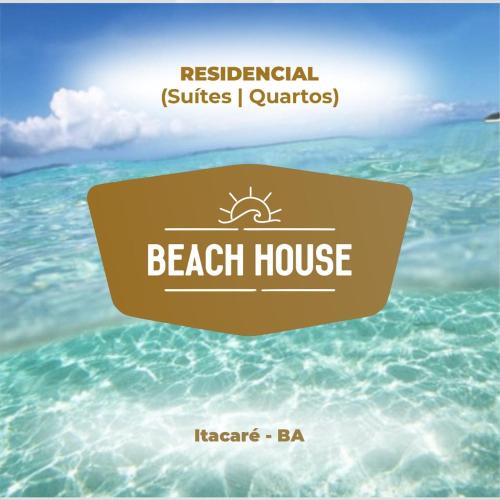 a beach house logo on top of the water at BEACH HOUSE l in Itacaré