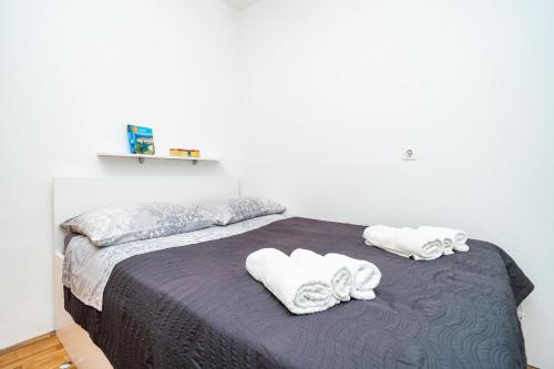 Postel nebo postele na pokoji v ubytování Apartment Joky