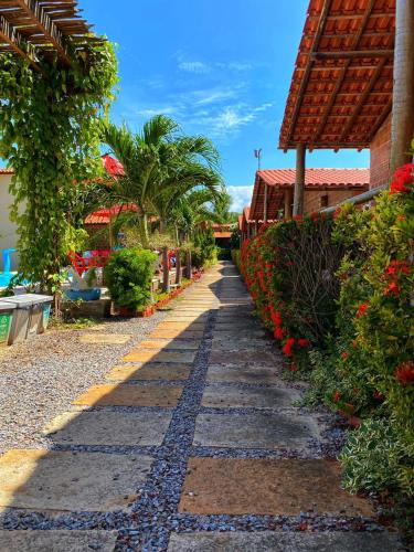 Un jardín fuera de Pousada Baluarte