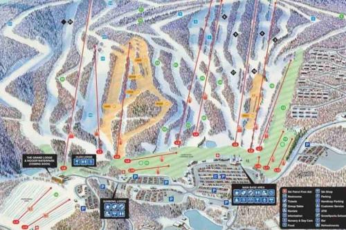 a map of the disney resort at Quiet Private House w Hot Tub/Fire pit/Games in Blakeslee
