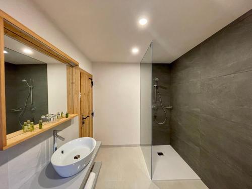 Koupelna v ubytování Hotel ŠURC