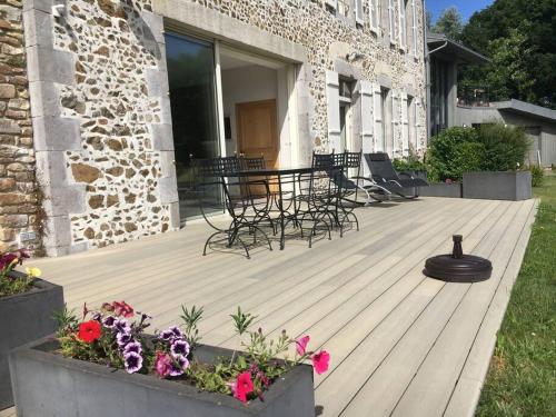 Κήπος έξω από το Maison de Caractère à 1 Km de la Mer