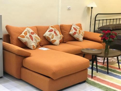 Minh Vy House 16 Hàng Vôi Cozy Aparment, super fast internet, kitchen and washerにあるシーティングエリア