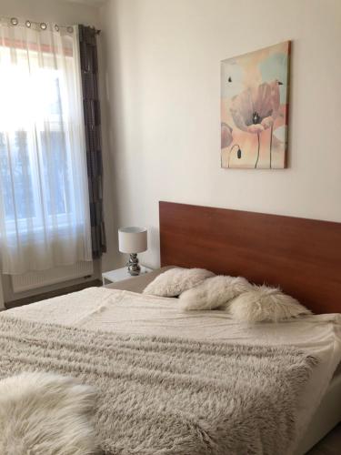 Ένα ή περισσότερα κρεβάτια σε δωμάτιο στο Apartmány Galeta