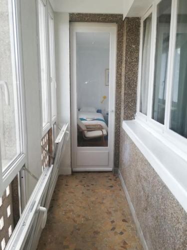 Postel nebo postele na pokoji v ubytování Chez F&K
