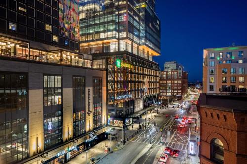 Vista generica su Boston o vista sulla città dall'interno dell'hotel