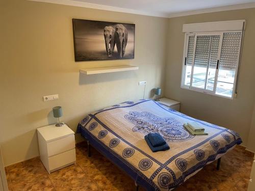 Katil atau katil-katil dalam bilik di Nuevo Apartamento Elegante Gandia