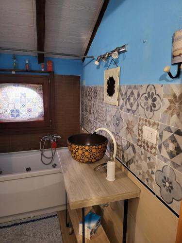 Kúpeľňa v ubytovaní A casa di luca