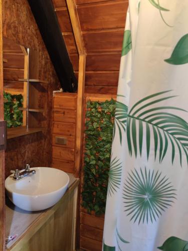 Bagno di Alpina Glamping con jacuzzi en Latacunga