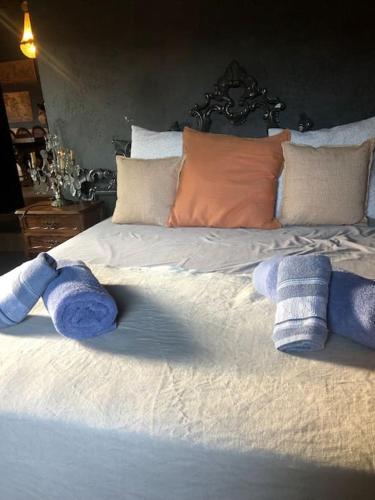 Letto o letti in una camera di Casa rural en el campo LAS DALIAS