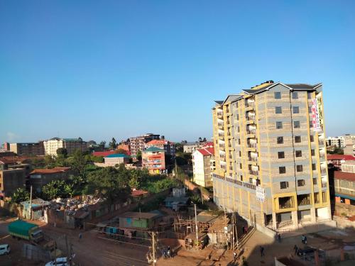 Nespecifikovaný výhled na destinaci Nairobi nebo výhled na město při pohledu z apartmánu