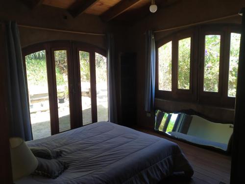 Ένα ή περισσότερα κρεβάτια σε δωμάτιο στο Terraza al mar