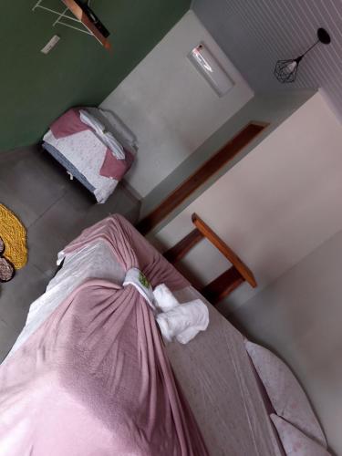 Cama o camas de una habitación en Pousada Doce Verde