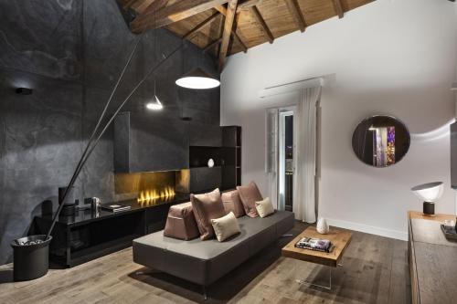 Χώρος καθιστικού στο Casa Clàt - Boutique Hotel