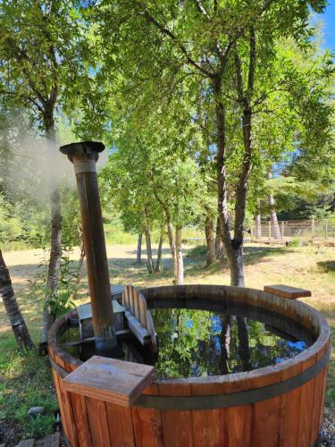 Zahrada ubytování CABAÑAS CARMEN SUR