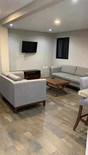 TV a/nebo společenská místnost v ubytování JM apartamentos