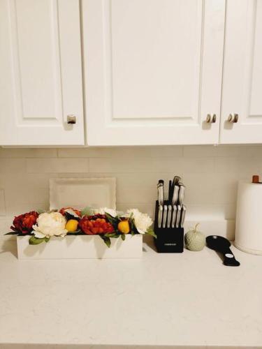 Η κουζίνα ή μικρή κουζίνα στο Modern 4 Bed Rooms Jersey City, NJ Easy Access to Manhattan