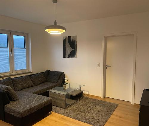 Svetainės erdvė apgyvendinimo įstaigoje Wohnung in Herscheid