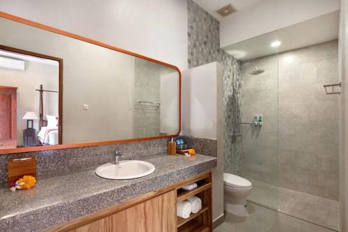 Koupelna v ubytování Villa Sasmaya with Private Karaoke Room