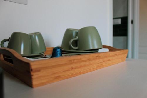 Coffee and tea making facilities at Lion Luxury rooms
