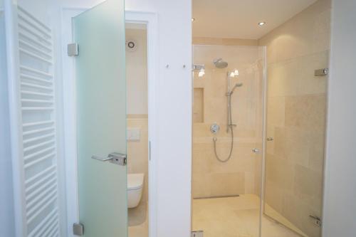 Koupelna v ubytování Michels Ferienhaus MiLiMa