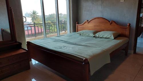 Postel nebo postele na pokoji v ubytování Private Apartment in Nugegoda Colombo 5, close to High-level road
