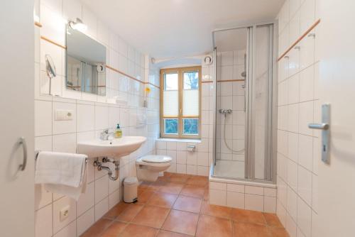 Koupelna v ubytování Ostseevilla - Appartement 05