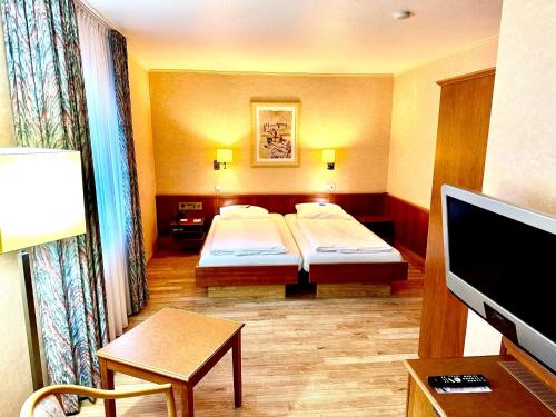 Μια τηλεόραση ή/και κέντρο ψυχαγωγίας στο Ringhotel Reubel