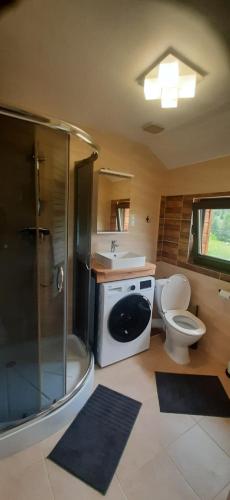 Koupelna v ubytování Apartamenty Pod Caryńską