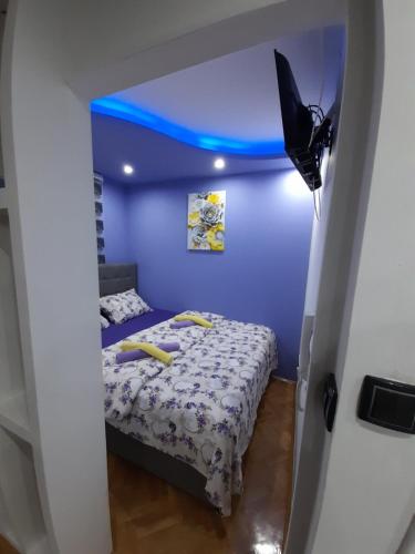 Katil atau katil-katil dalam bilik di Apartmani AMONA STAN NA DAN