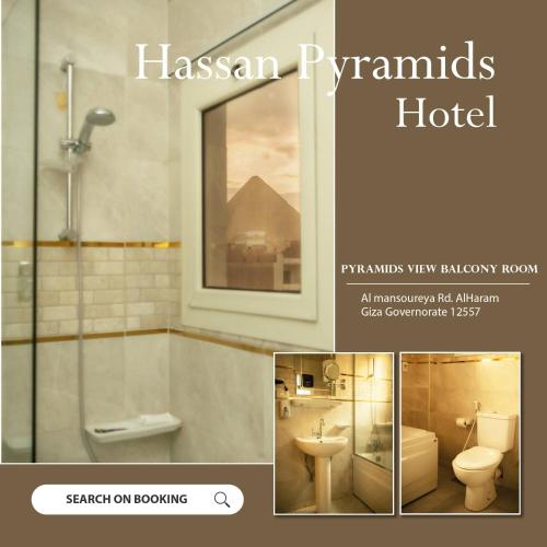 Hassan Pyramids Hotel&Rooftopにあるバスルーム