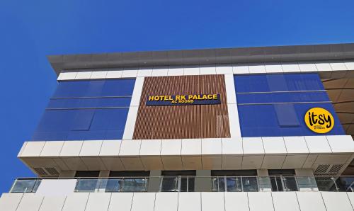 a building with a hotel ana palace sign on it at Itsy By Treebo - Rk Palace in Vadodara