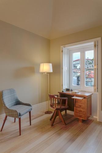 Coin salon dans l'établissement Porto A.S. 1829 Hotel