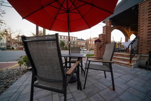Balkón nebo terasa v ubytování Orange Inn Boutique Hotel