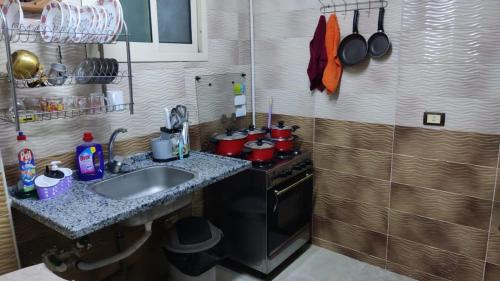Kuhinja ili čajna kuhinja u objektu Near Lebanon Square Apartment