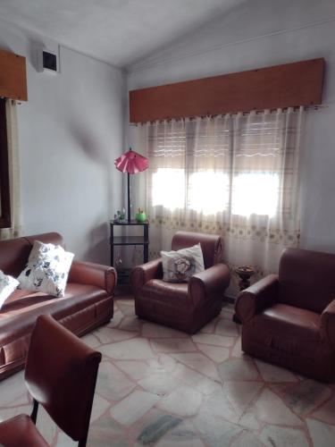 Χώρος καθιστικού στο Chalet los Abuelos