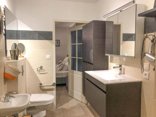 Et badeværelse på De la Plaine