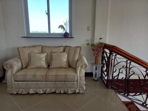 Seven Waves Beachfront Residenceにあるシーティングエリア