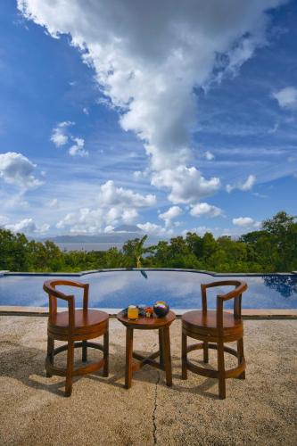 Naturlandskabet i nærheden af pensionatet