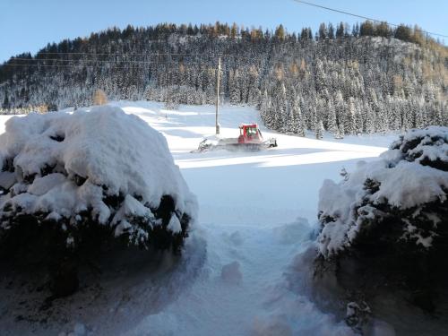Haus Steinkarblick und Berghäusl v zimě